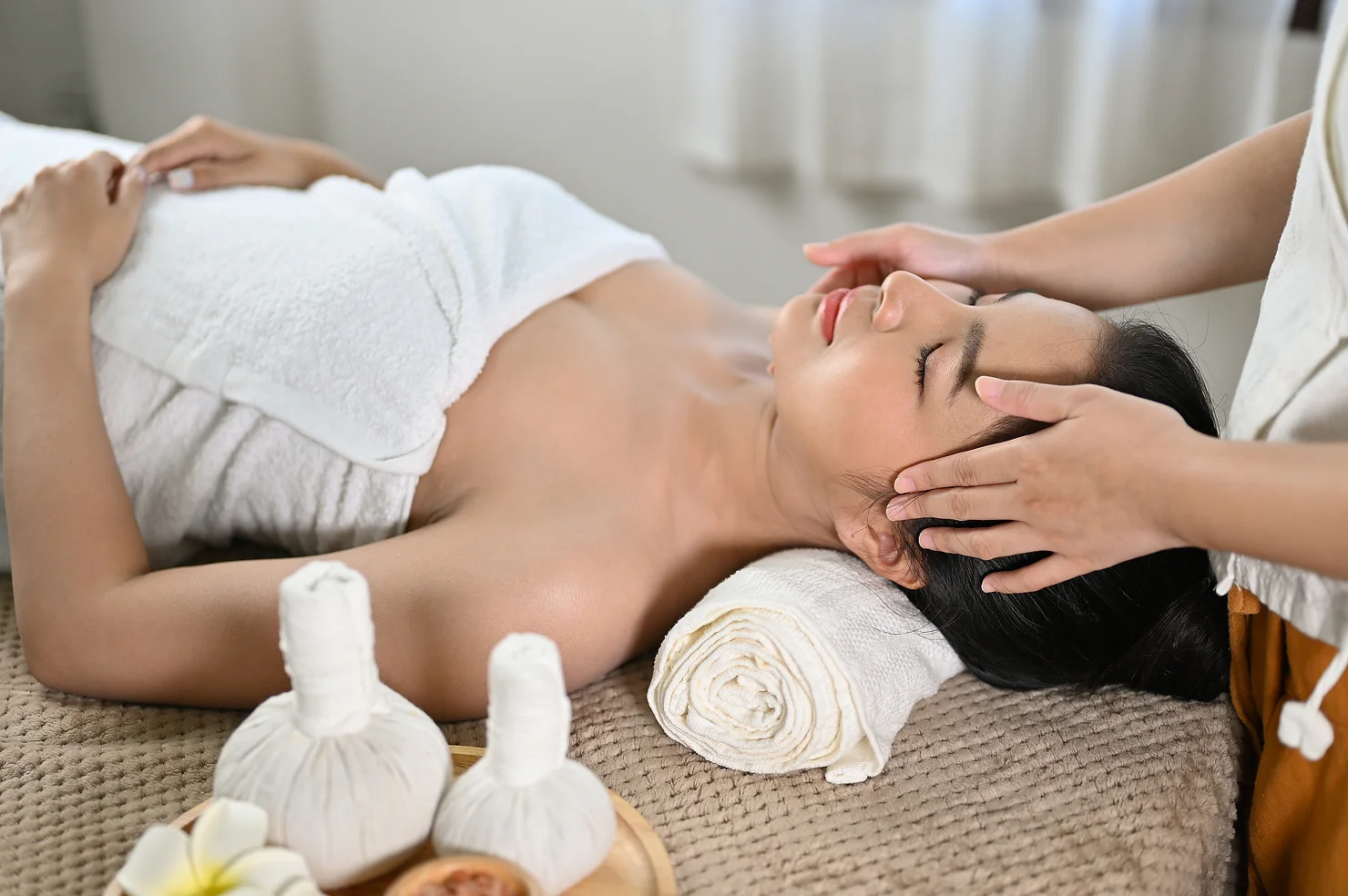 Hot stone massage therapy